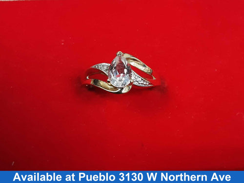 Women's Ring - Yellow Gold 10k (.417) 1.6 grams Size 5.5