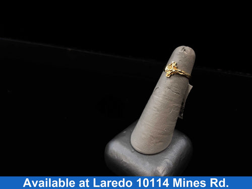 Women's Ring - Yellow Gold 10k (.417) 0.9 grams Size 6.5