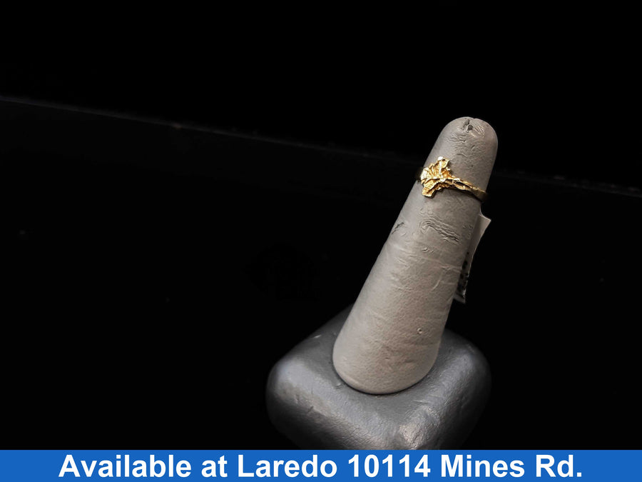 Women's Ring - Yellow Gold 10k (.417) 0.9 grams Size 6.5