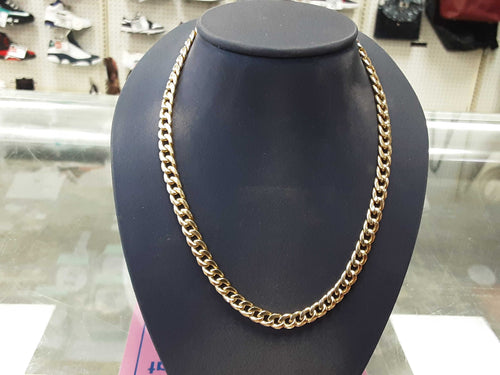 Cuban Link Chain - Yellow Gold 10k (.417) 14.6 grams 24 inch