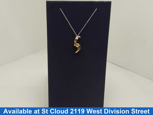Diamond Pendant - Yellow Gold 14k (.585) 3.5 grams