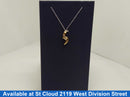Diamond Pendant - Yellow Gold 14k (.585) 3.5 grams