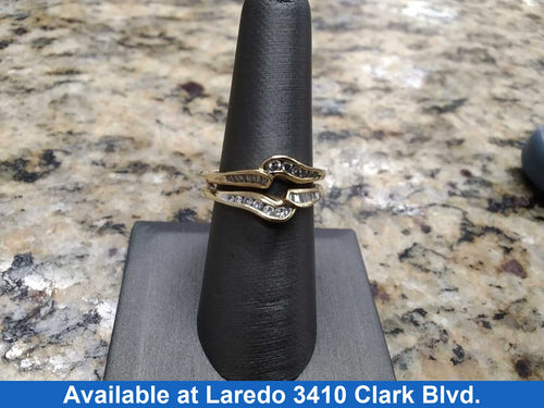 Women's Ring - Yellow Gold 14k (.585) 5.2 grams Size 9.5