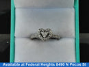Women's Ring - White Gold 10k (.417) 2.44 grams Size 6.5