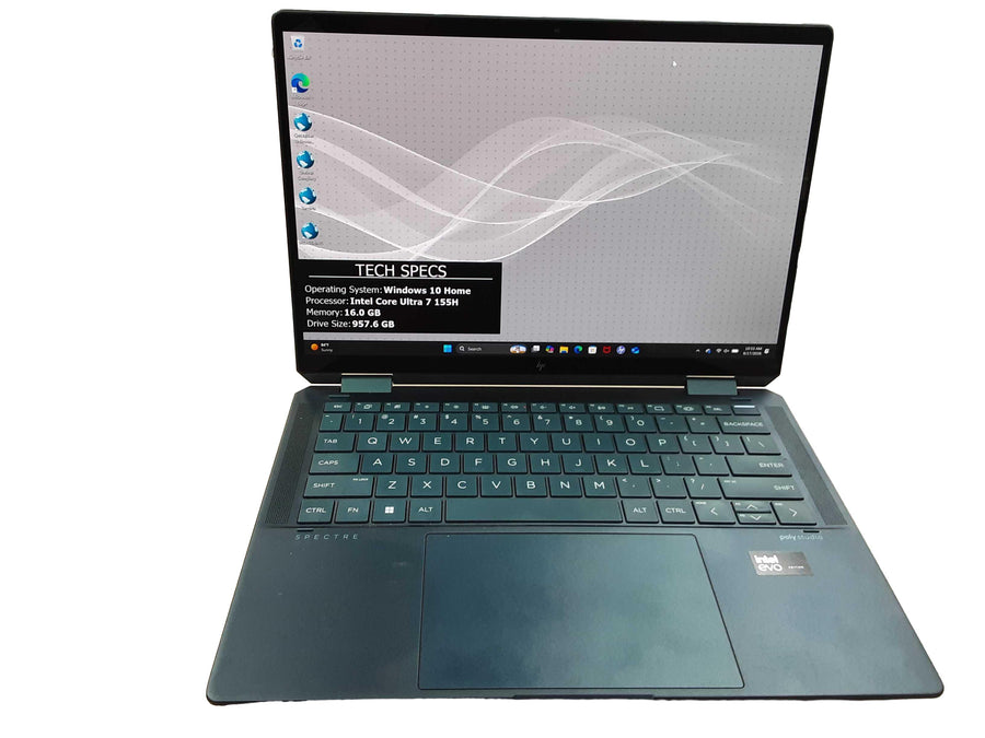 Hp Spectre X360 2-in-1 Laptop Intel Core I7 - 14th Generation - Evo Platform 16 Gb 1 Tb Blue Laptop