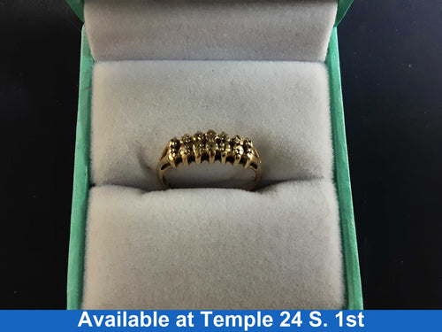 Women's Ring - Yellow Gold 10k (.417) 1.6 grams Size 7