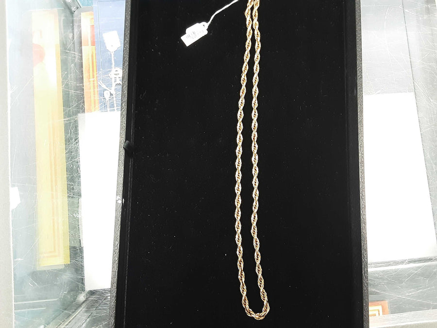 Rope Chain - Yellow Gold 10k (.417) 9.3 grams 24 inch