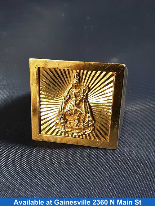Men's Ring - Yellow Gold 10k (.417) 12 grams Size 10.5