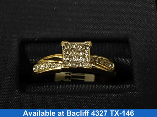 Women's Ring - Yellow Gold 14k (.585) 2.8 grams Size 6.5