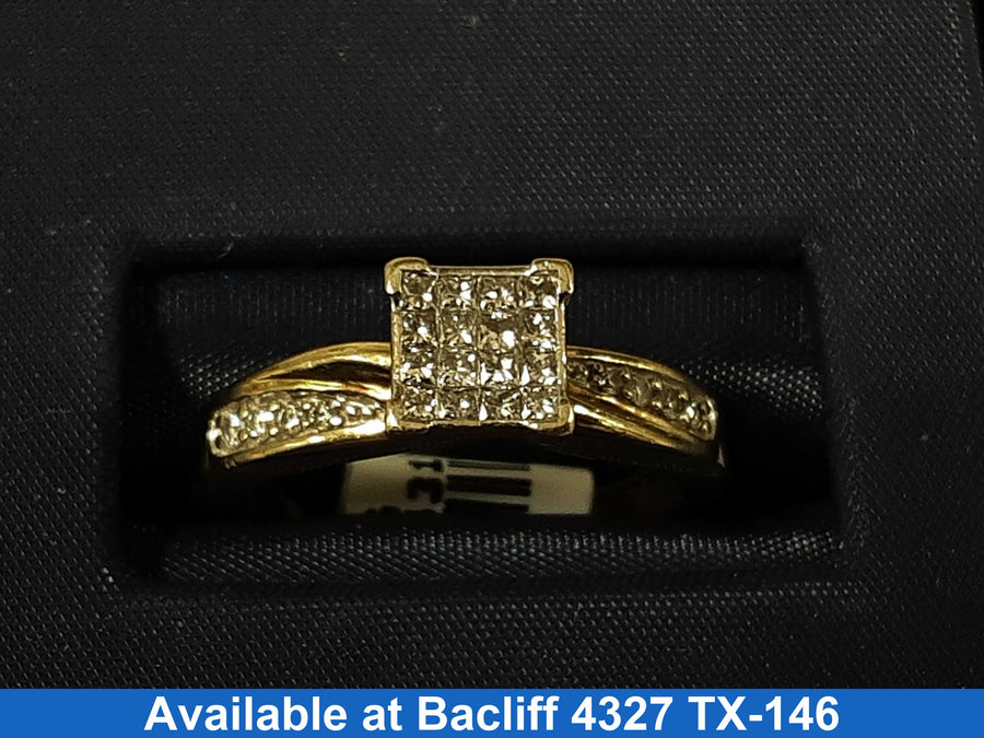 Women's Ring - Yellow Gold 14k (.585) 2.8 grams Size 6.5