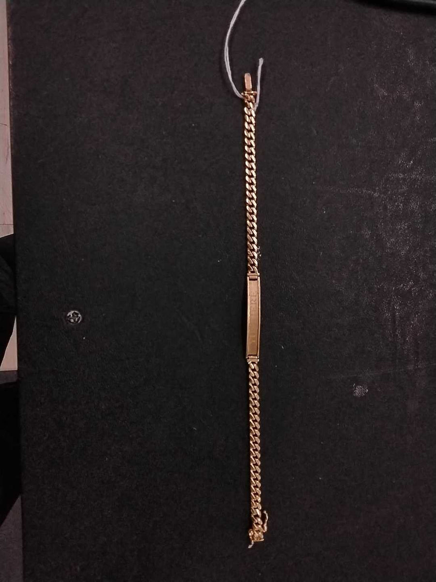 ID Bracelet - Yellow Gold 10k (.417) 14.5 grams 9 inch