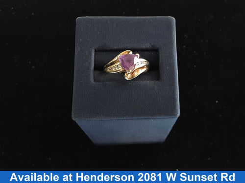 Women's Ring - Yellow Gold 10k (.417) 2.8 grams Size 20
