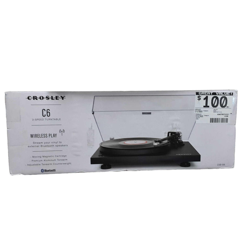 Crosley C6b-bk Black Home Turntable