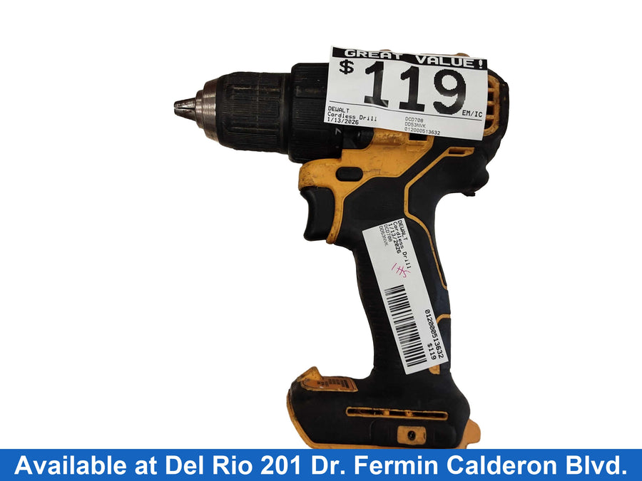 Dewalt Dcd708 Yellow Cordless Standard Drill