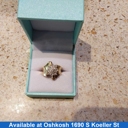 Women's Ring - Yellow Gold 10k (.417) 4.6 grams Size 7