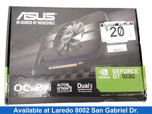 Asus Gt1030 Black External Hard Drive