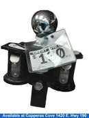 Round Vbar Rv Hitch Black Ski / Tow Bar