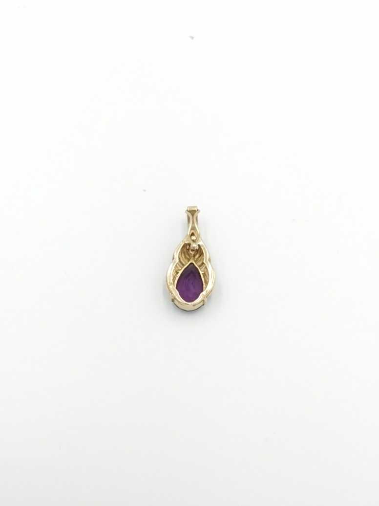 Diamond Pendant - Yellow Gold 14k (.585) 4 grams