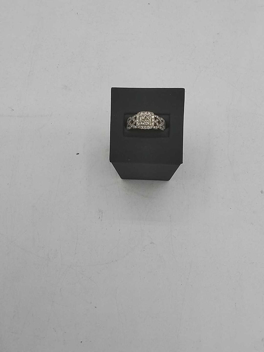 Women's Ring - White Gold 14k (.585) 5.9 grams Size 20