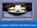 Ring - Engagement Set - Yellow Gold 14k (.585) 2.9 grams Size 20