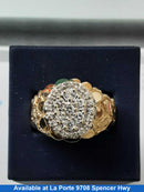 Ring - Wedding Band - Yellow Gold 14k (.585) 12.3 grams Size 13