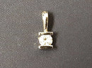 Diamond Pendant - White Gold 14k (.585) 0.6 grams