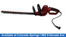 Craftsman 172.797760 Red Corded Hedge Trimmer
