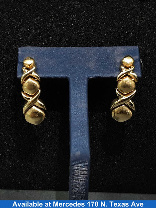 Jacket Earrings - Yellow Gold 10k (.417) 5 grams