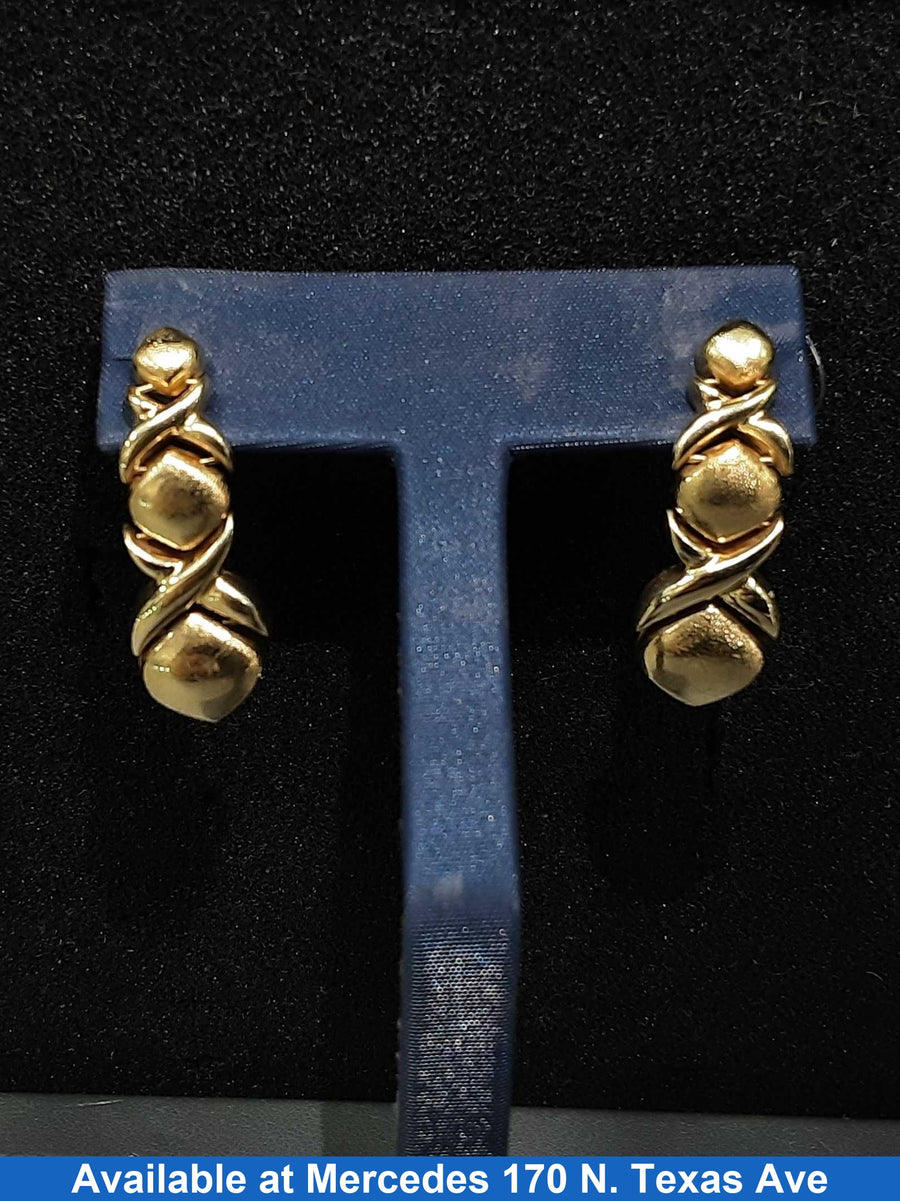 Jacket Earrings - Yellow Gold 10k (.417) 5 grams