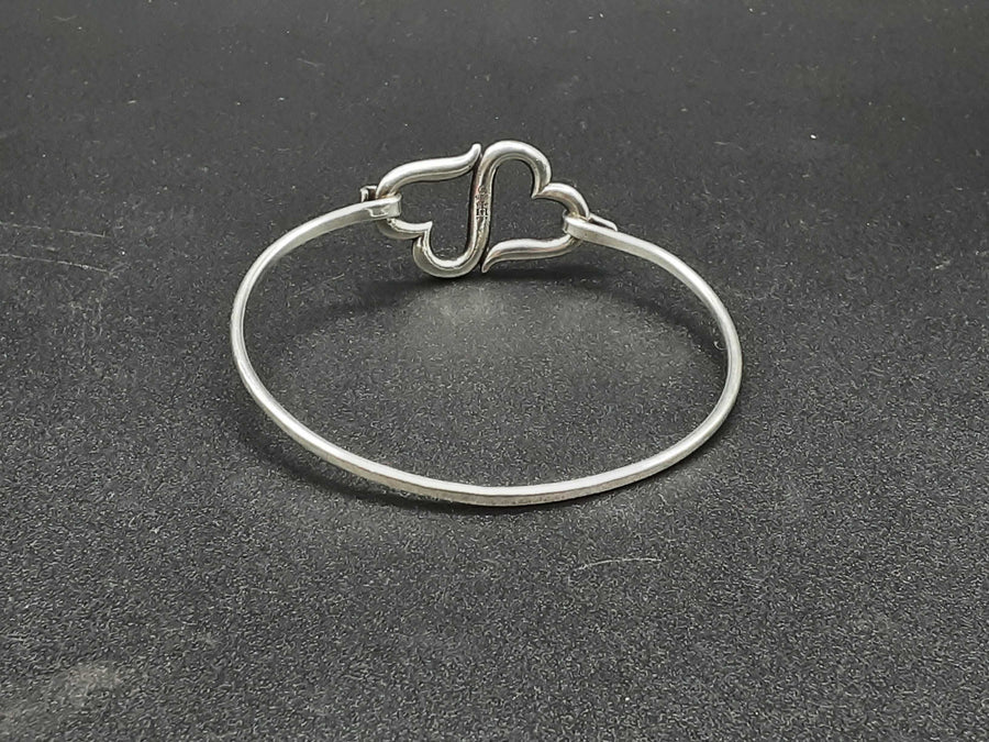 Bangle Bracelet - Silver 10.4 grams 5 inch