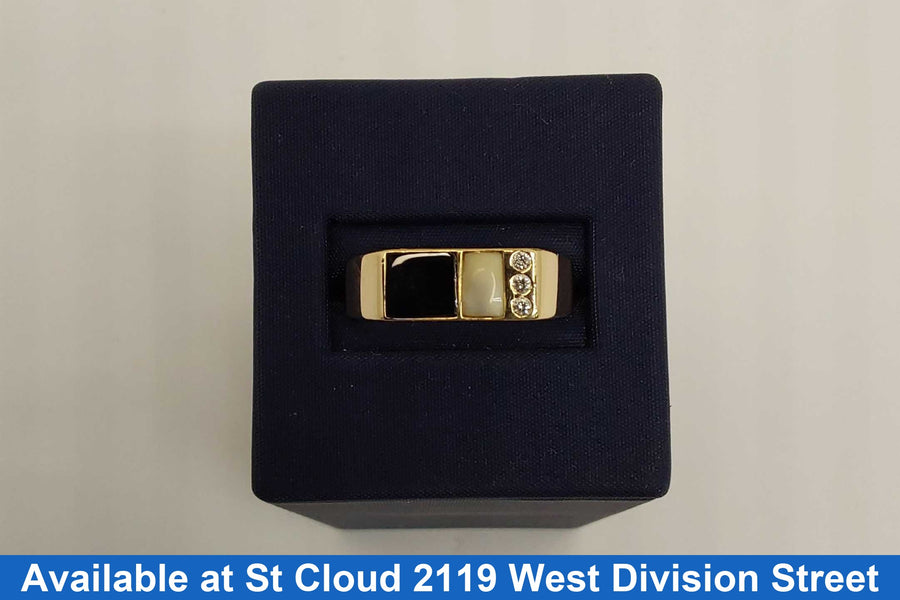 Men's Ring - Yellow Gold 14k (.585) 8.43 grams Size 9.5