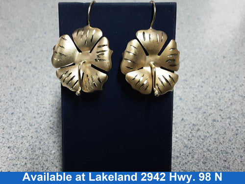 Filigree Earrings - Yellow Gold 14k (.585) 5.4 grams
