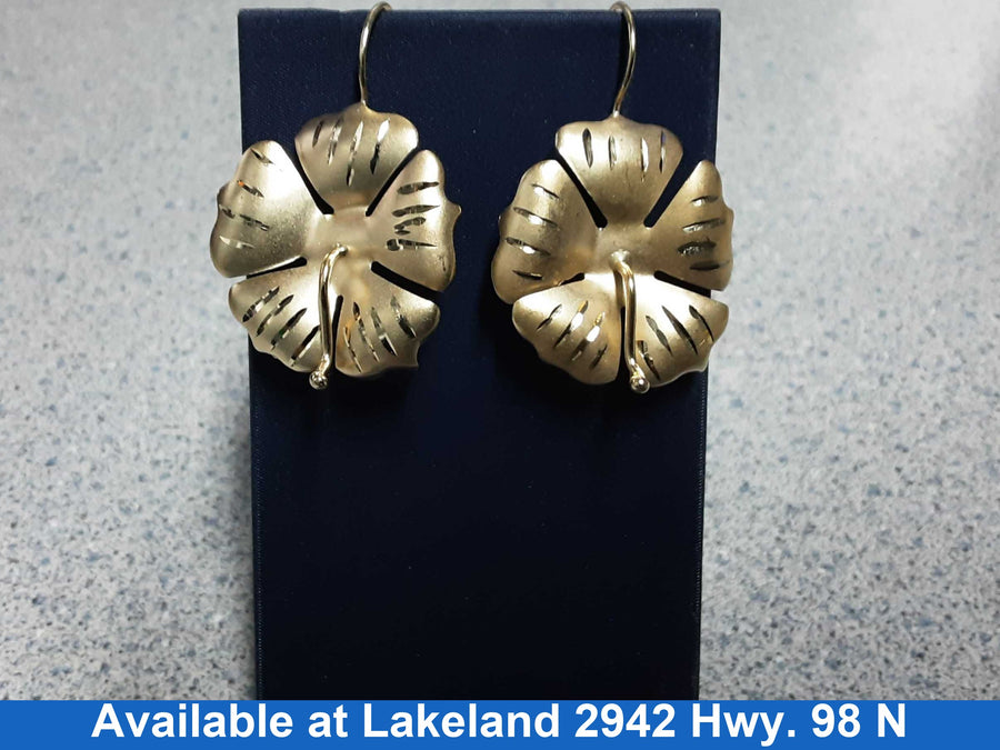 Filigree Earrings - Yellow Gold 14k (.585) 5.4 grams