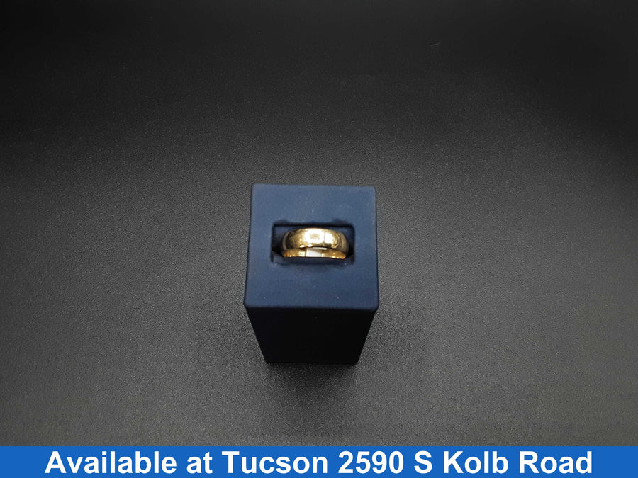 Ring - Wedding Band - Yellow Gold 14k (.585) 4.6 grams Size 9.5