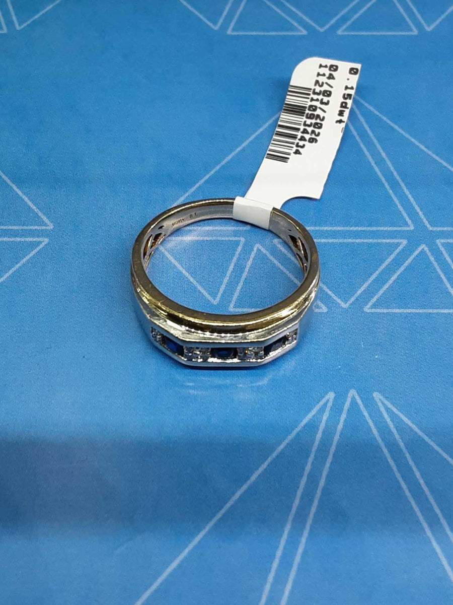 Men's Ring - Yellow Gold 10k (.417) 5.4 grams Size 10.5