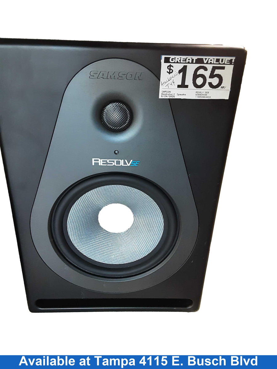 Samson Resolv Se8 Black Bookshelf Speaker