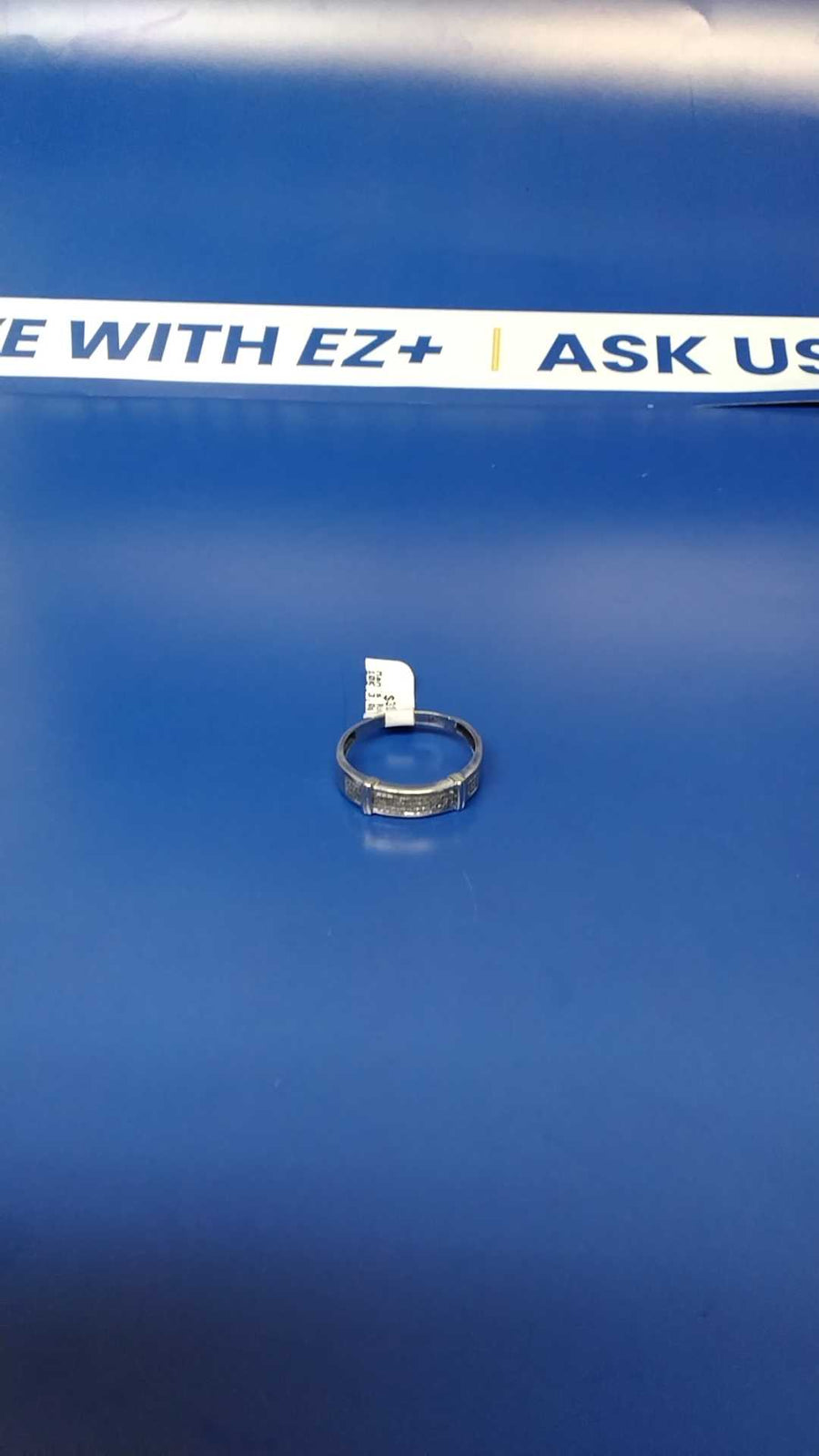 Men's Ring - White Gold 10k (.417) 3 grams Size 14