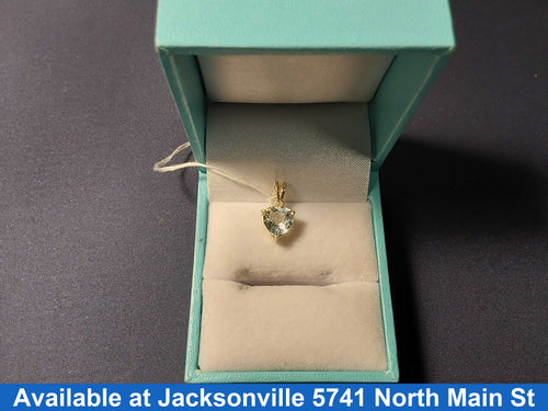 Diamond Pendant - Yellow Gold 14k (.585) 1.1 grams