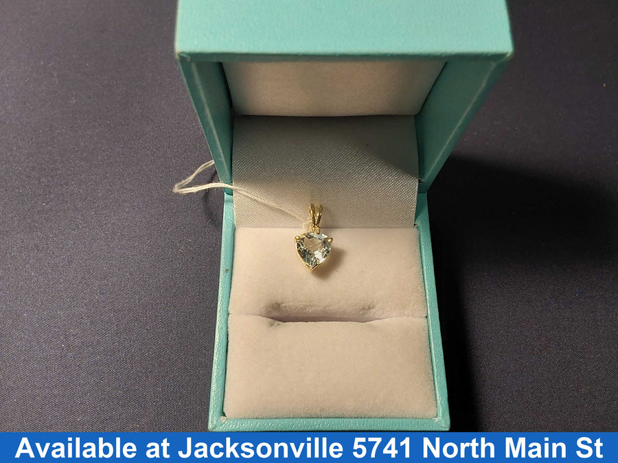 Diamond Pendant - Yellow Gold 14k (.585) 1.1 grams