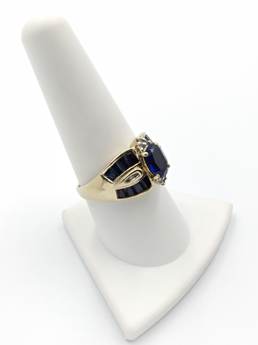 Women's Ring - Yellow Gold 10k (.417) 4.7 grams Size 9