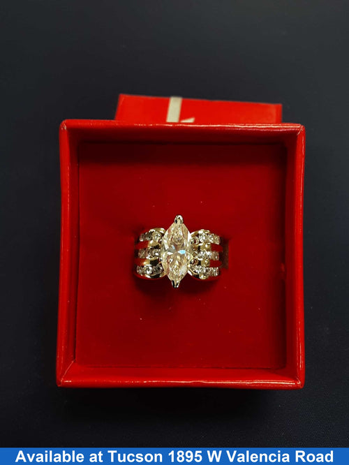 Women's Ring - Yellow Gold 14k (.585) 5 grams Size 7
