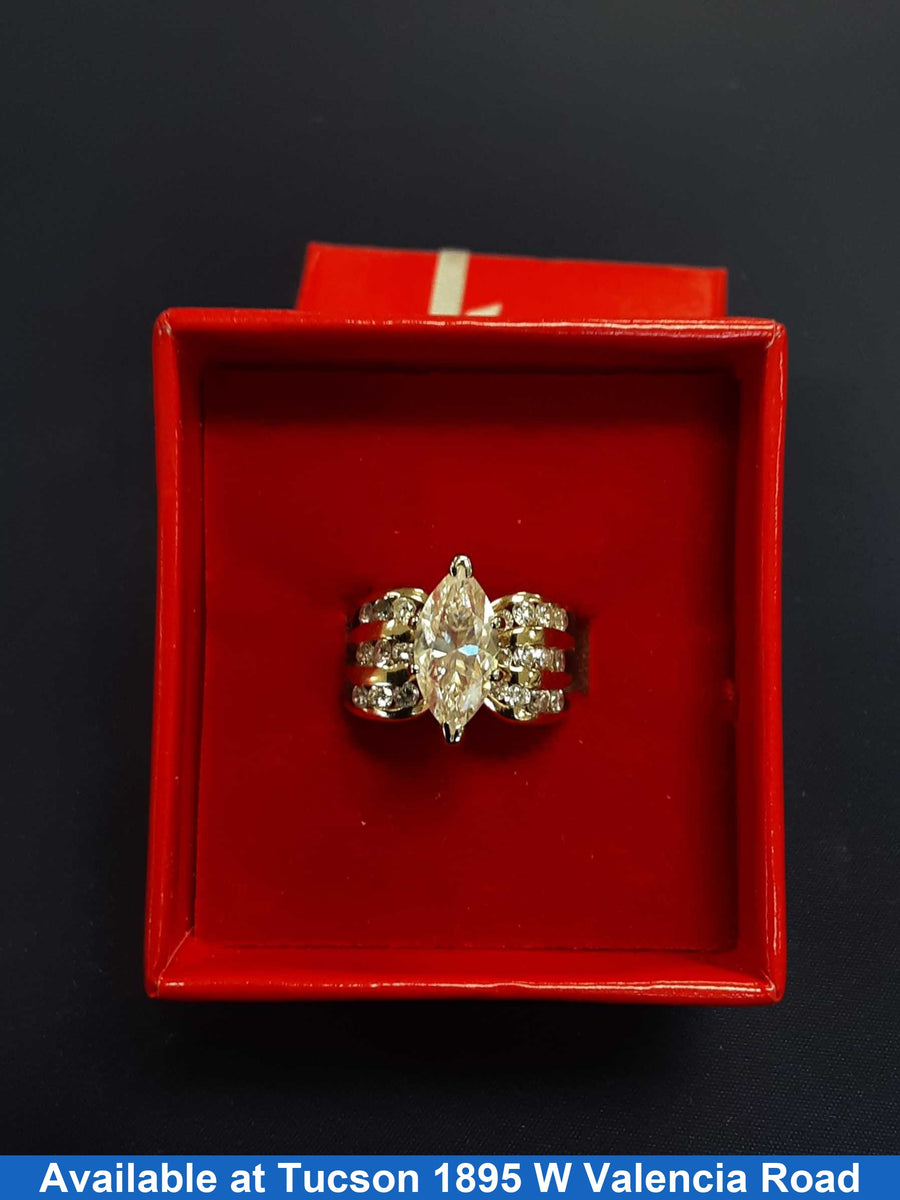 Women's Ring - Yellow Gold 14k (.585) 5 grams Size 7