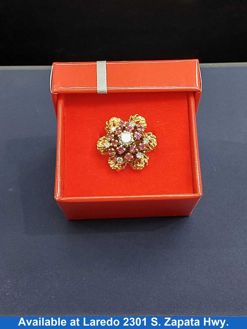 Women's Ring - Yellow Gold 10k (.417) 11.2 grams Size 20