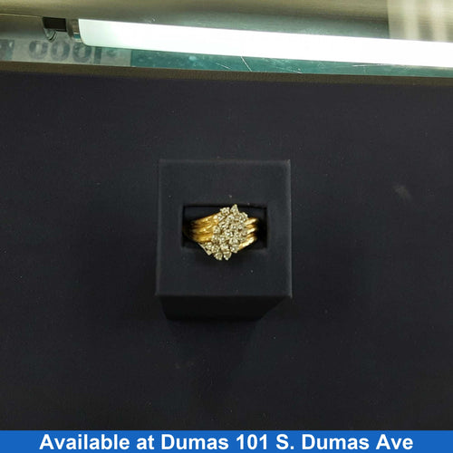 Women's Ring - Yellow Gold 14k (.585) 8.9 grams Size 7