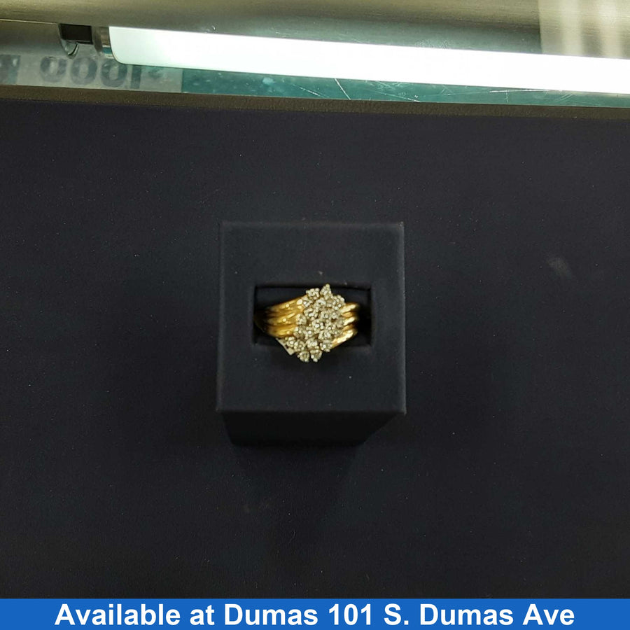 Women's Ring - Yellow Gold 14k (.585) 8.9 grams Size 7