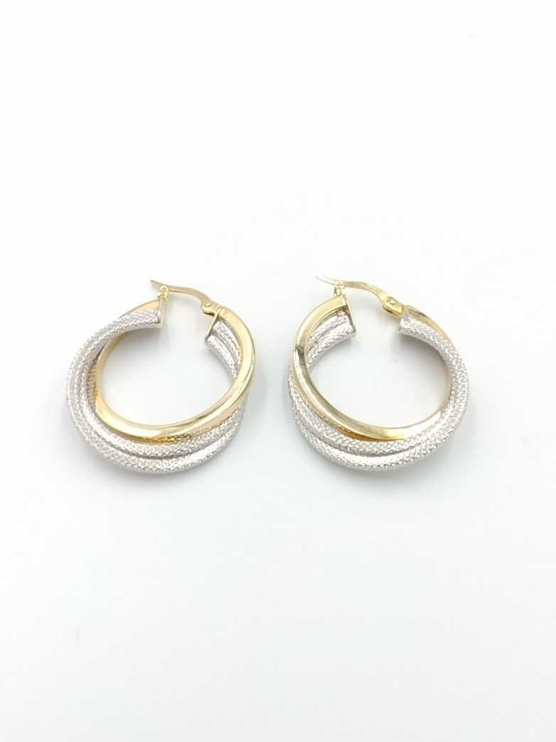 Hoop Earrings - Yellow Gold 14k (.585) 3.4 grams