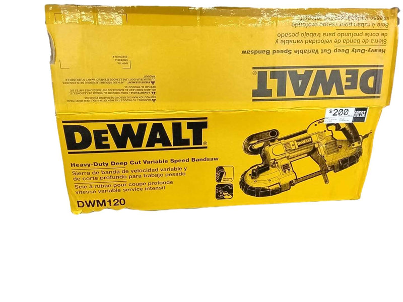 Dewalt Dwm120 Yellow Corded Band Saw