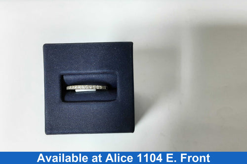 Ring - Wedding Band - White Gold 14k (.585) 1.8 grams Size 7
