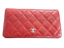 Chanel Yen Bifold Red Purse / Handbag