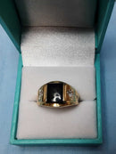 Men's Ring - Yellow Gold 10k (.417) 4.1 grams Size 9.5